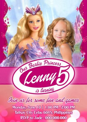 Barbie Birthday Card