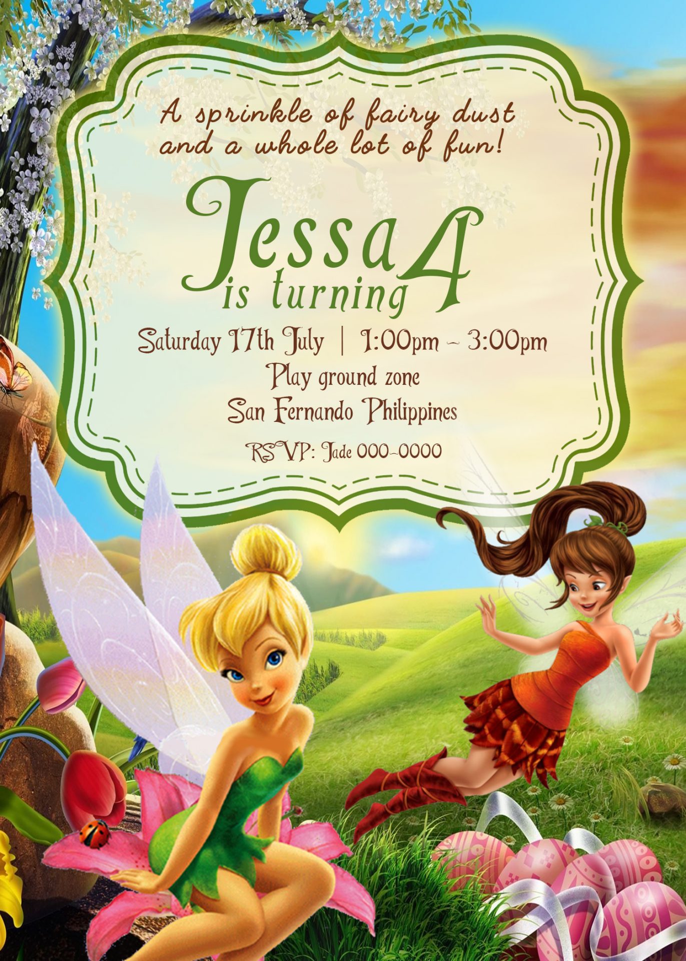 tinkerbell-birthday-invitation-card-4-x-6-or-5-x-7-jamakodesigns