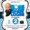 The Boss Baby birthday party printable