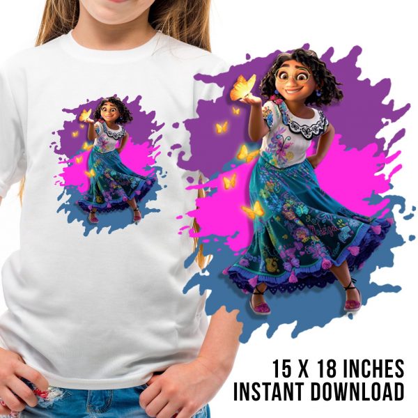 Encanto Mirabel Tshirt design mock up 2
