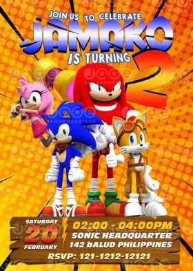 Sonic boom Birthday