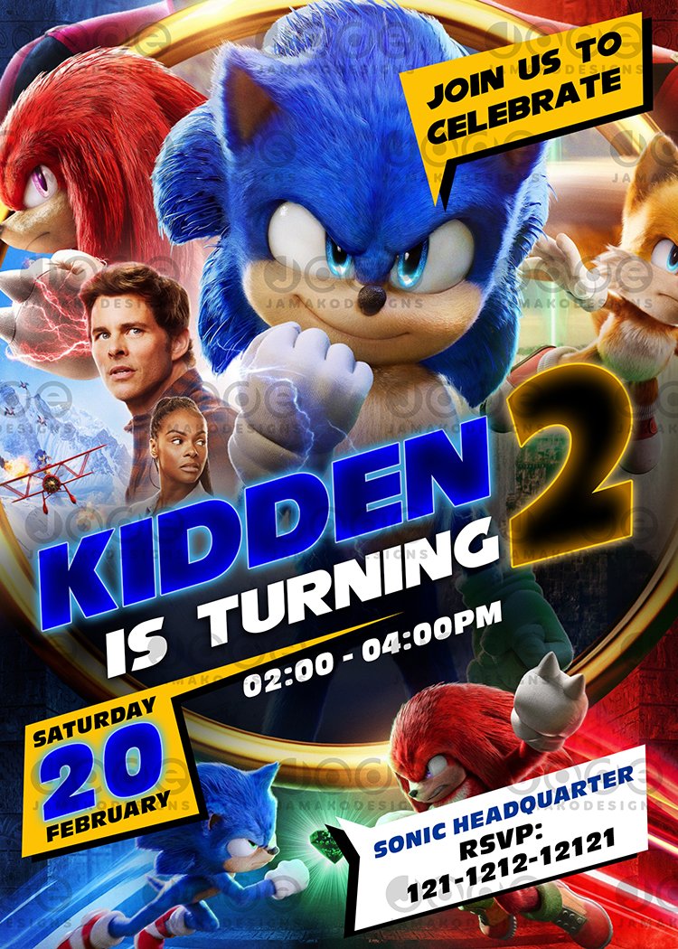 Sonic Movie Pose png  Sonic, Hedgehog movie, Sonic birthday parties