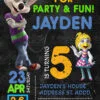 Chuck E Cheese´s Birthday Party Invitation