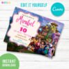 Encanto Digital Birthday Invitation Edit and Download for Print  5x7