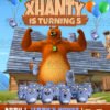 Grizzy and the Lemmings Birthday invitation