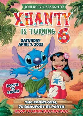 lilo and stitch Birthday invitation