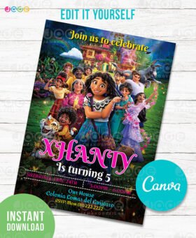 Encanto Birthday invitation