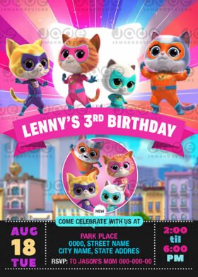 SuperKitties birthday templates
