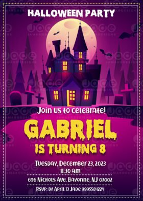 Halloween Party Design for birthday